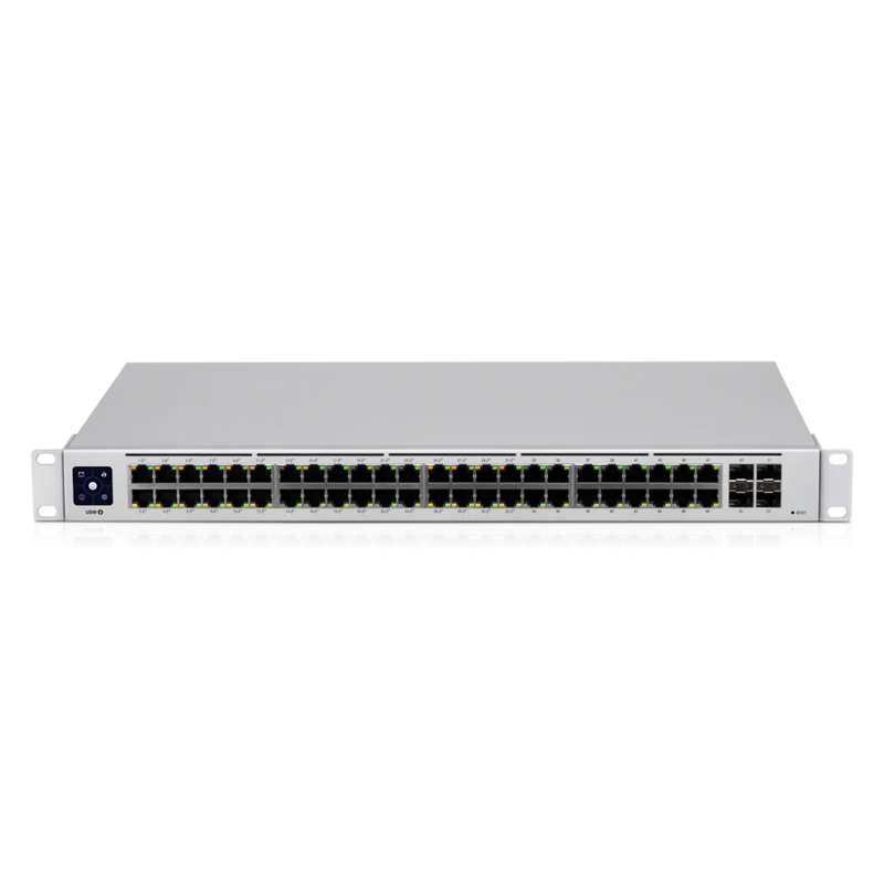 Ubiquiti Standard 48 PoE 48-port, Layer 2 PoE switch with a silent, fanless cooling system