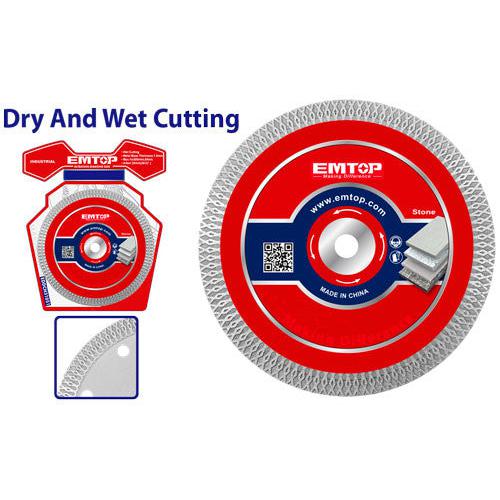 Ultra Thin Diamond Disc Cutting (Mesh rim) - 180( 7’’) x 22.2mm