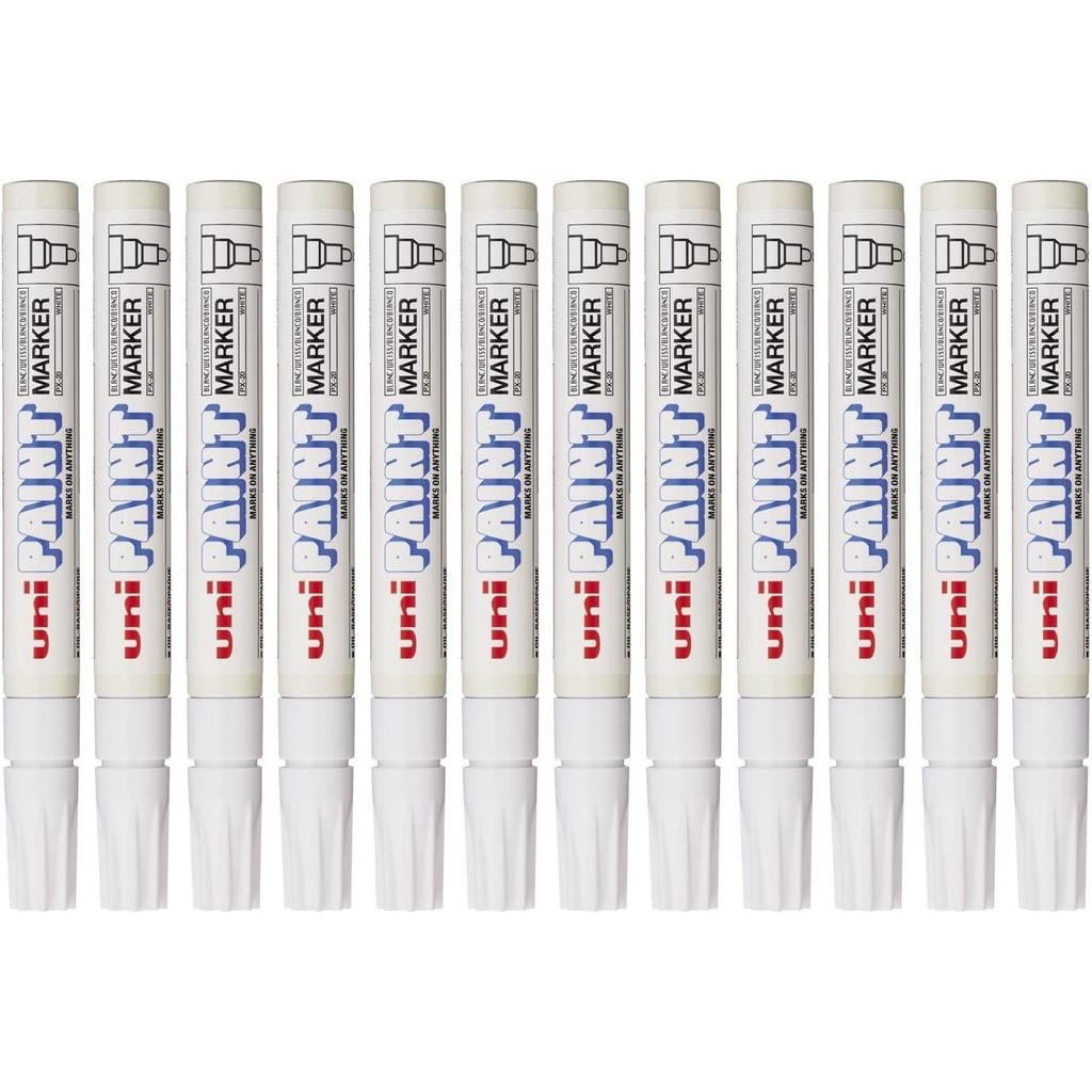 Uni-Ball Paint Marker Bullet Tip Medium Point - White