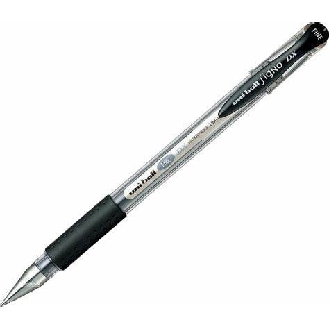 Uni-Ball Signo DX Fine Black Pen 0.7 mm (UM-151.( 07). Z.Black) Pack of 12