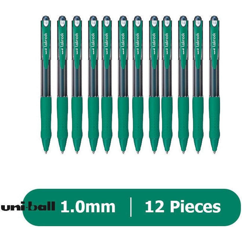 Uni Laknock Retractable Ball Point Pen 1.0Mm Sn-100(10) X 12 Pens