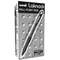 Uniball Laknock Ball Pen 0.7 Blue/Black Pack Of 12 Pcs
