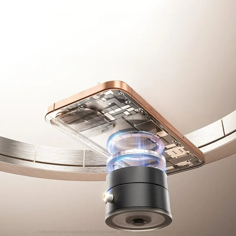 Universal Magnetic Phone Holder, ABS Material, Suction Cup for Mirror and Multi-Surface Mounting