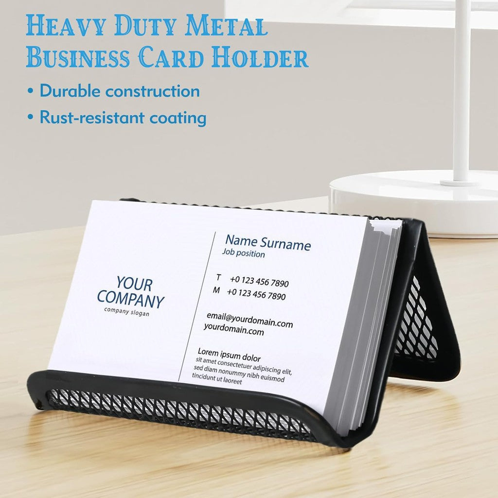 Universal Mesh Business Card Holder Black