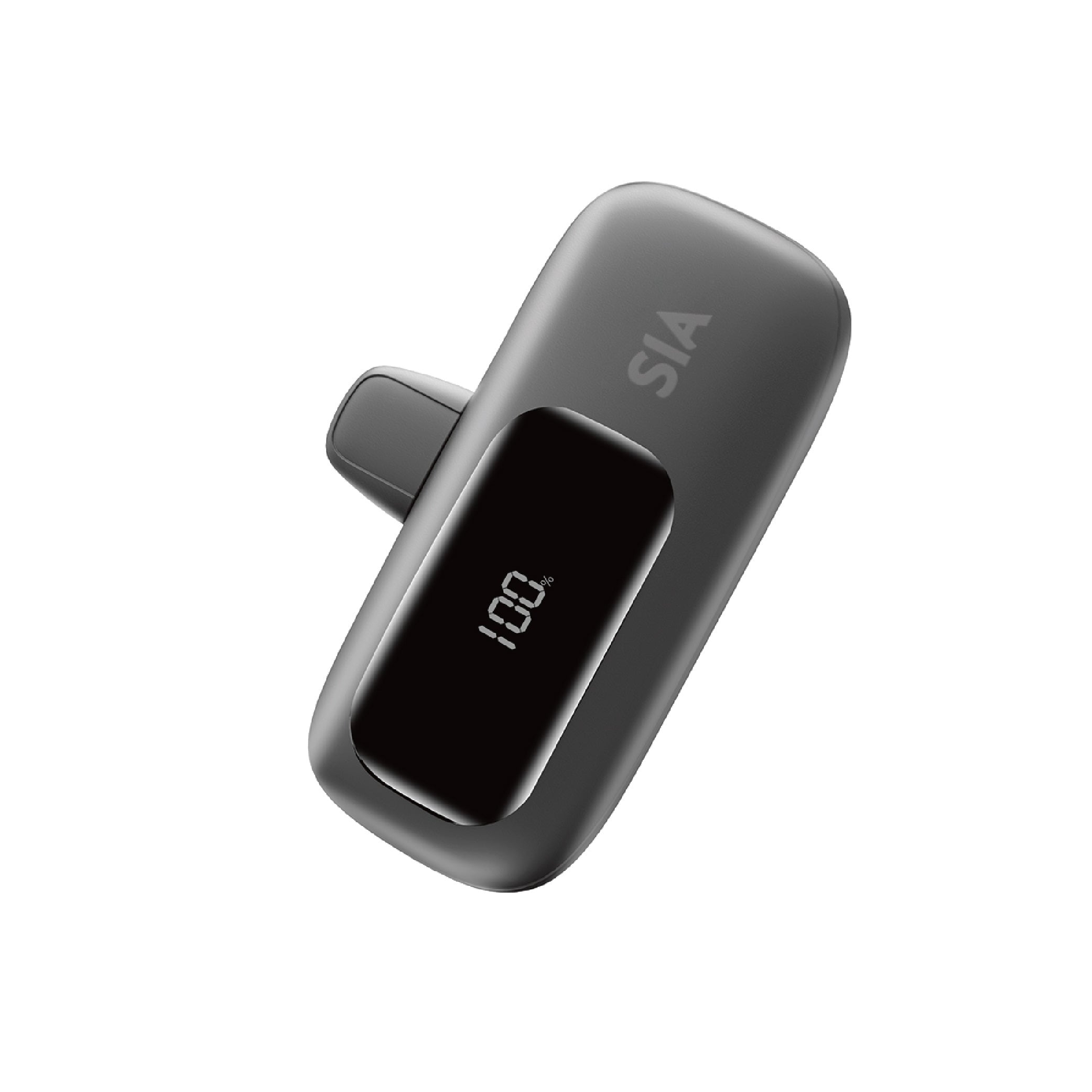 SIA Volt Link SIPBPLGC5-BLK Mini power bank Type-C plug  PD 20W 5000Mah -black