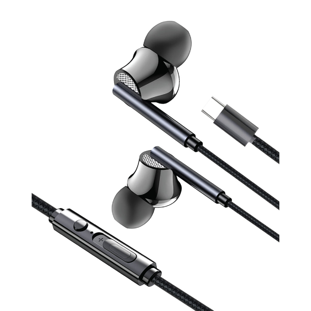 SIA Soundlink Type-C Wired Earbuds (SI-SL31BUD-BLK)