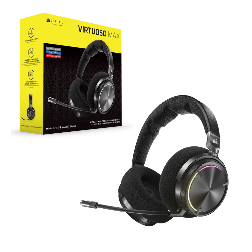 Corsair Virtuoso Max Wirelss Gaming Headset Carbon