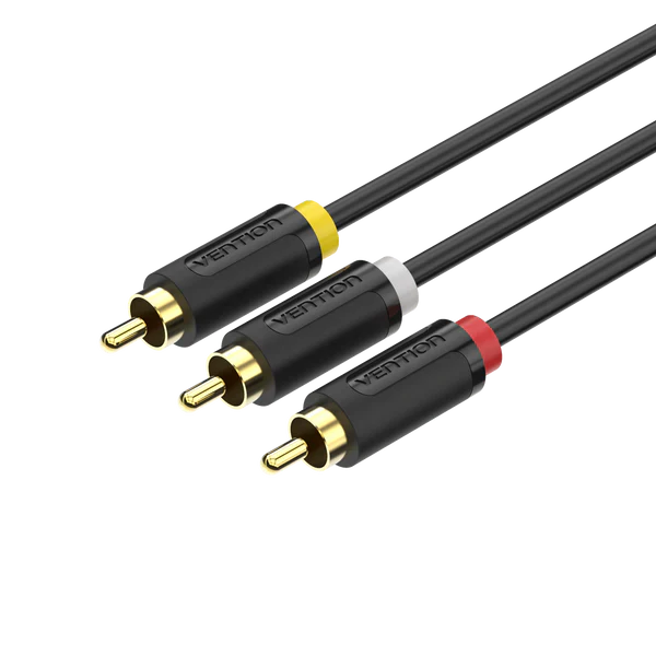 Vention 3RCA to 3RCA AV Cable 1.5M Black