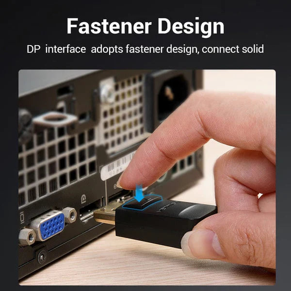 Vention DP to VGA Cable 1.5M Black