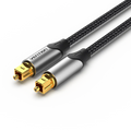 Vention Optical Fiber Audio Cable 3M Aluminum Alloy Type Gray