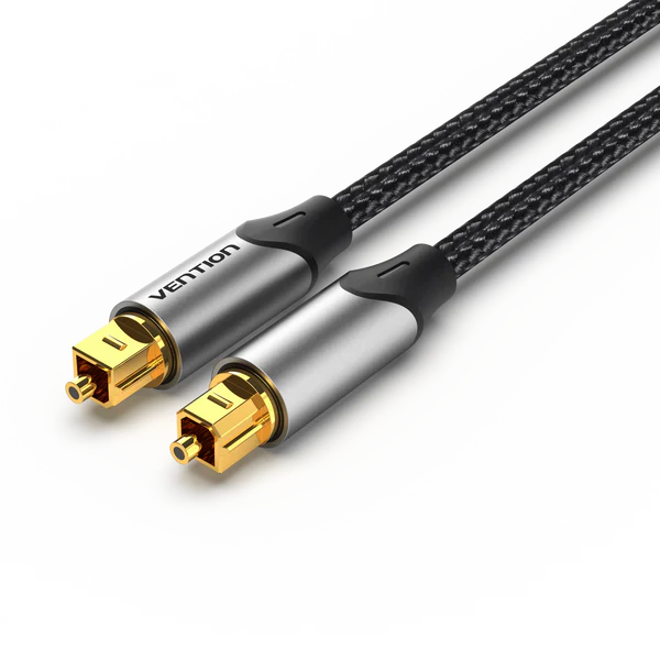 Vention Optical Fiber Audio Cable 3M Aluminum Alloy Type Gray