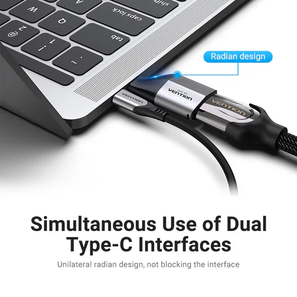 Vention Type-C to HDMI Adapter Gray Aluminum Alloy Type