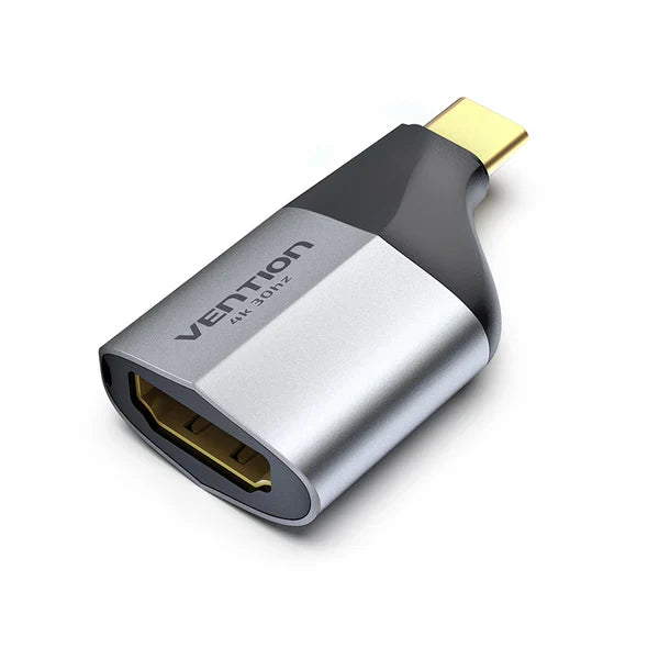 Vention Type-C to DP Adapter Gray Metal Type
