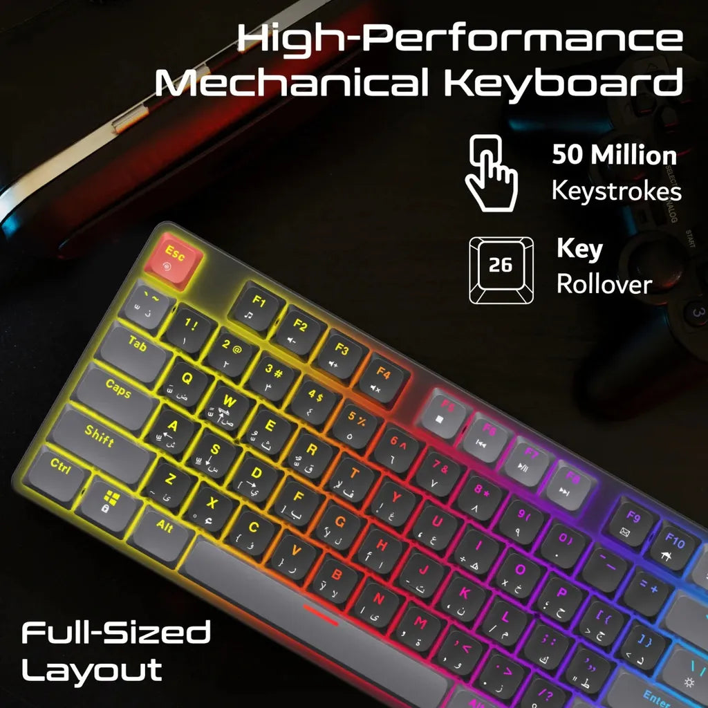 Vertux High-Performance Low Profile Keys Mechanical Gaming Keyboard