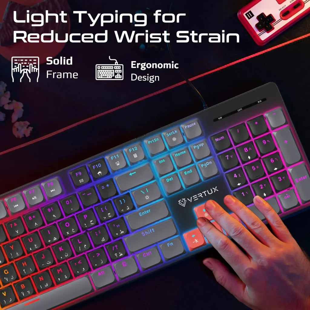 Vertux High-Performance Low Profile Keys Mechanical Gaming Keyboard