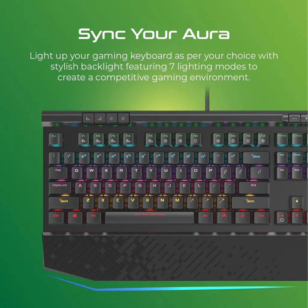 Vertux Hyper Action Mechanical Gaming Keyboard