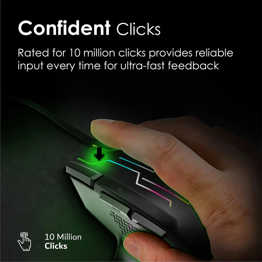 Vertux Superior Quick Performance Wired Gaming Mouse