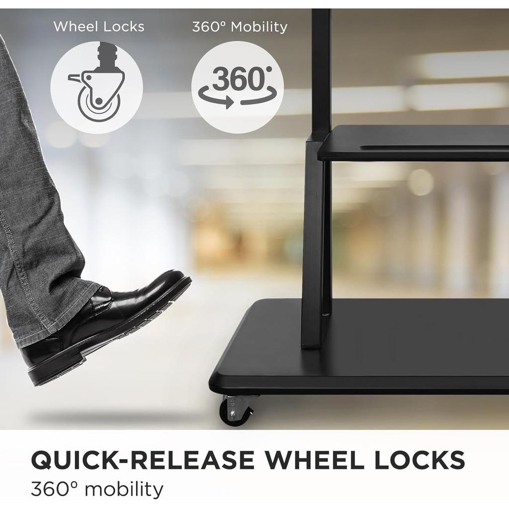 ViewSonic VB-STND-001 Rolling Trolley Cart Stand