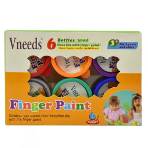 Vneeds Finger Paint Set Of 6