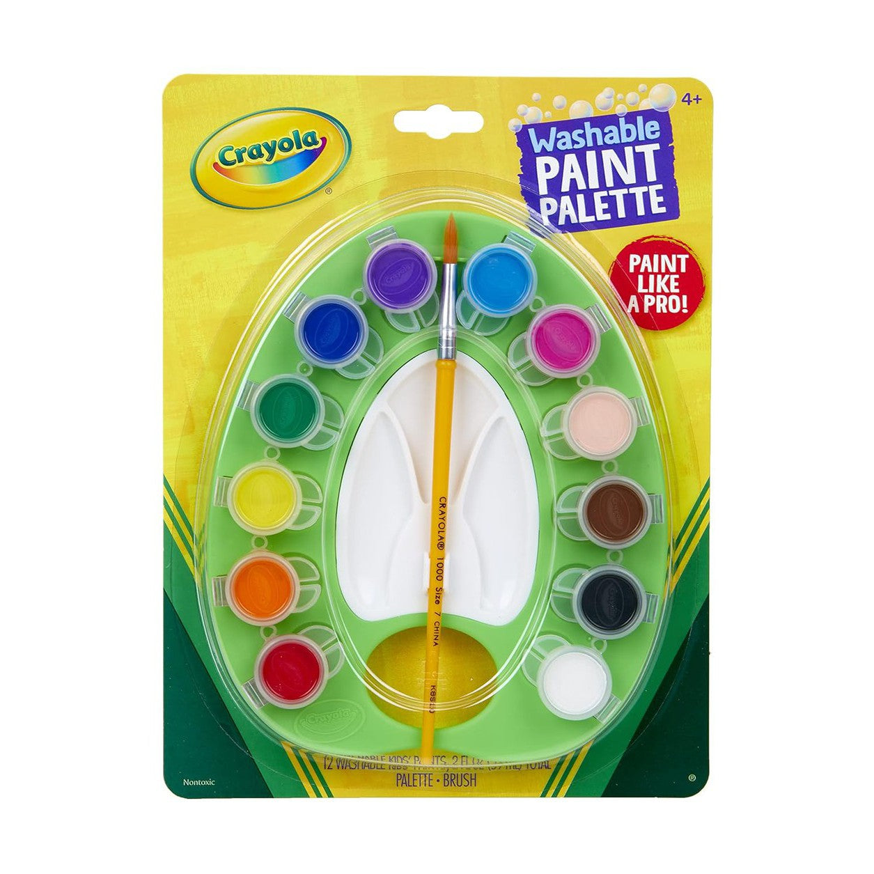 Crayola WASHABLE KIDS PAINT POT PALLET