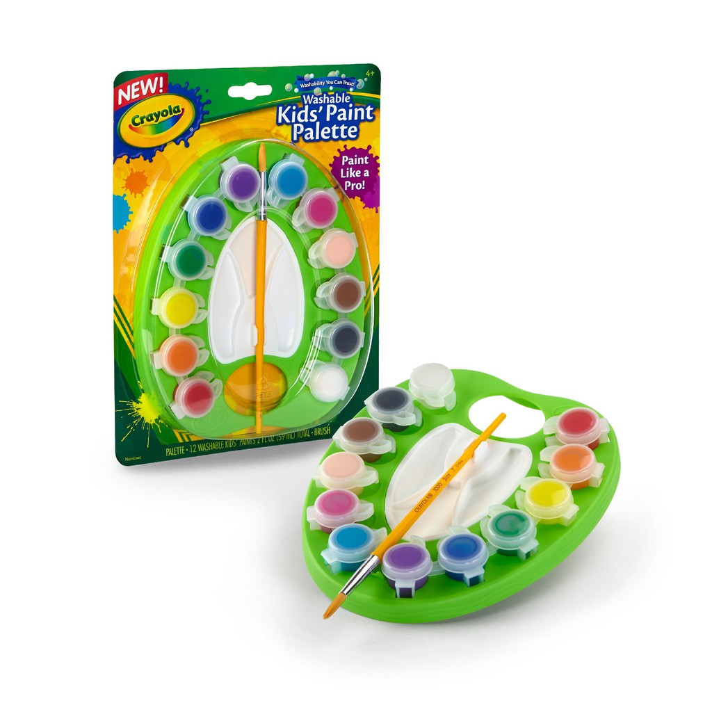 Crayola WASHABLE KIDS PAINT POT PALLET