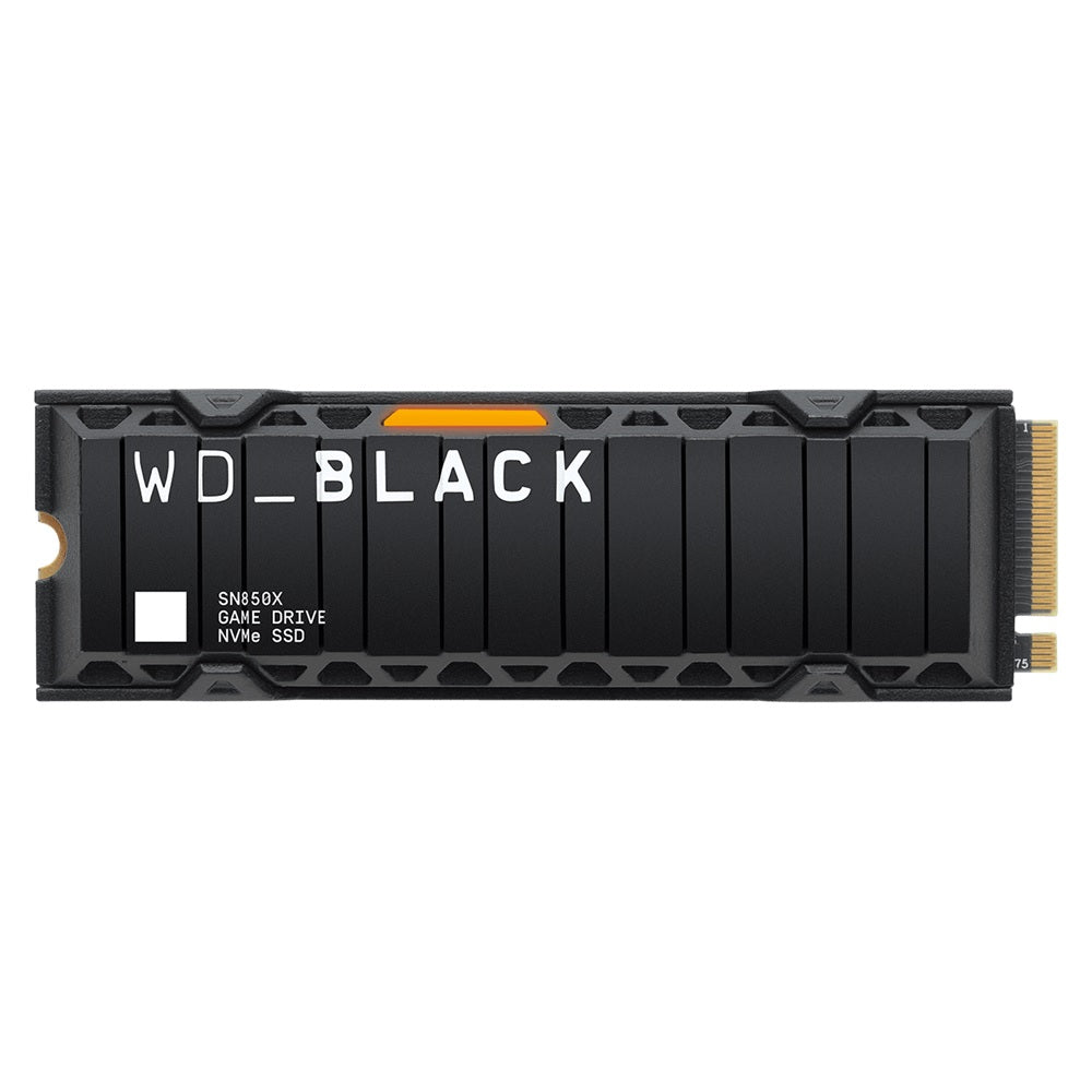 WD 1TB BLACK SN850X NVMe M.2 SSD PCIe 4.0 Heatsink PS5, 7300MB/s