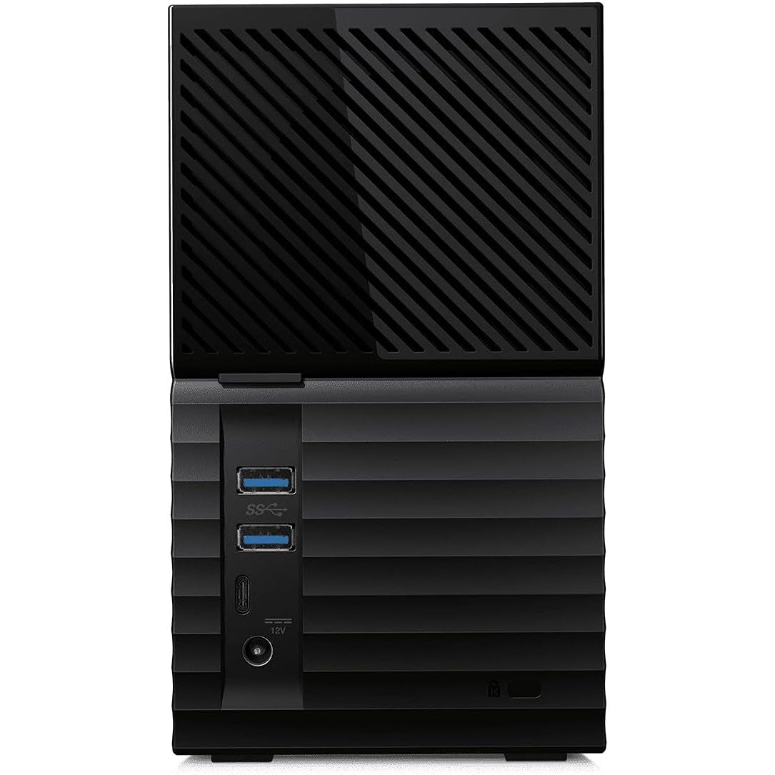 WD 28TB My Book Duo External Hard Drive - 28TB / 2-Bays / USB 3.2 Gen 1 / Black