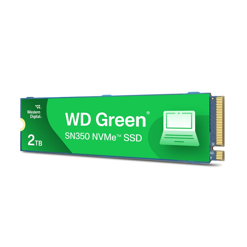 WD 2TB SN350 Green M.2 NVMe SSD PCIe Gen3, 3200MB/s