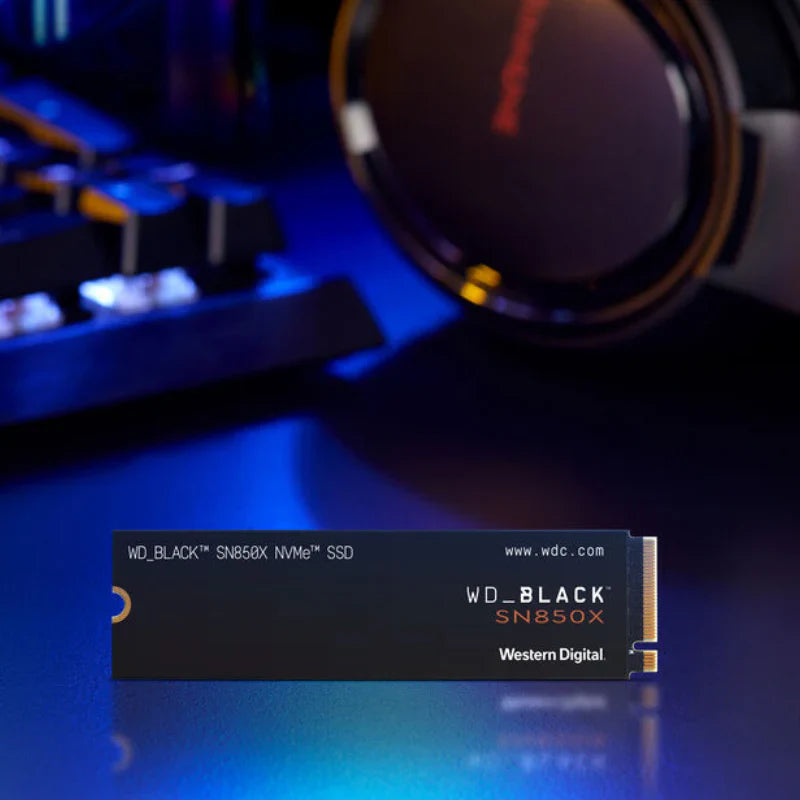 WD Black SN850X Gaming NVMe SSD - 1TB / M.2 2280 / Up to 7300MB/s / PCIe 4 x4 - SSD (Solid State Drive)