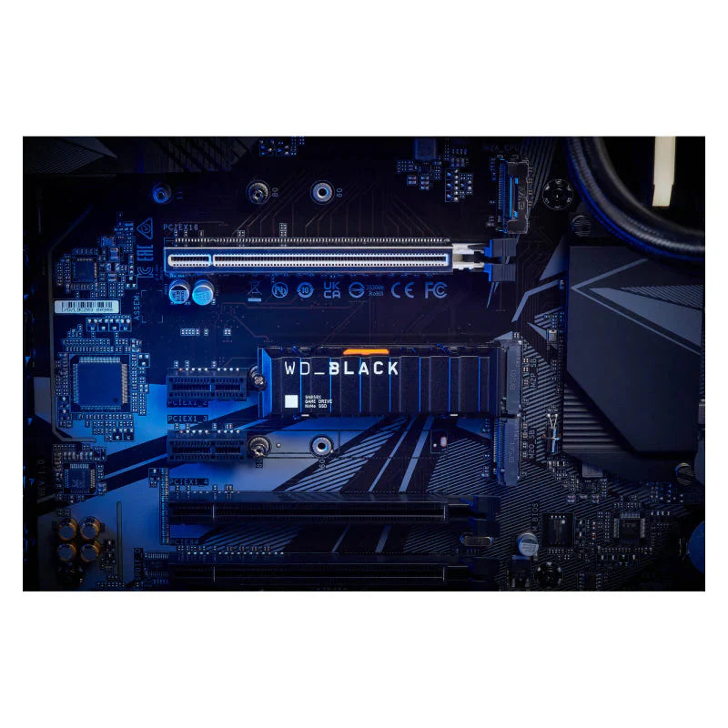 WD Black 4TB SN850X NVMe Gen 4, M.2 SSD with Heatsink, Speed Upto 7300, For PS5 & PC