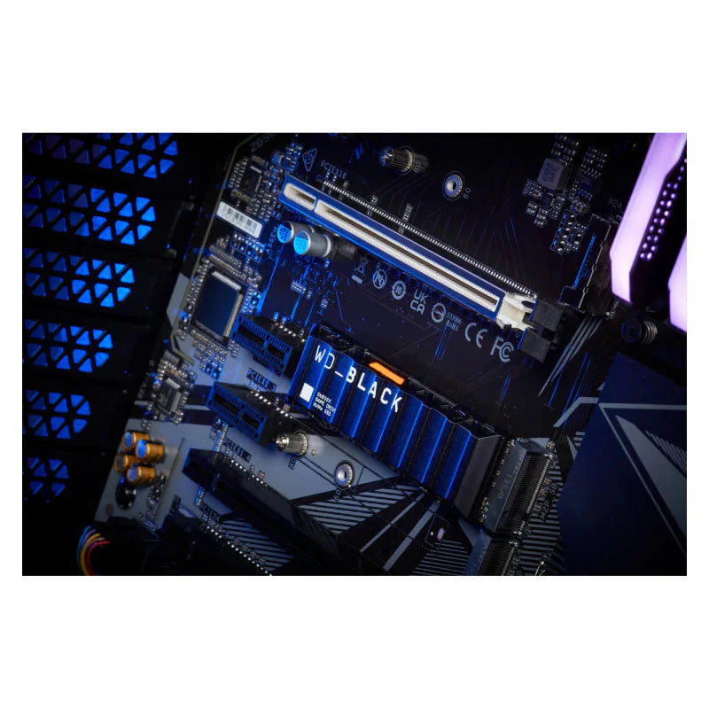 WD Black 4TB SN850X NVMe Gen 4, M.2 SSD with Heatsink, Speed Upto 7300, For PS5 & PC