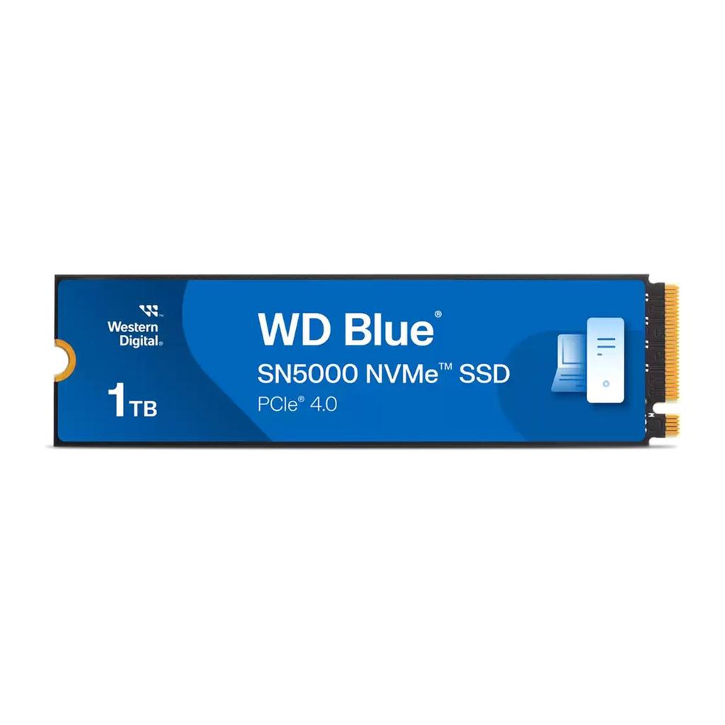 WD Blue 1TB NVMe Internal Solid State Drive SSD-Gen4x4 PCIe 16Gb/s,M.2 2280,Up to5000MB/s-WDS100T4B0E