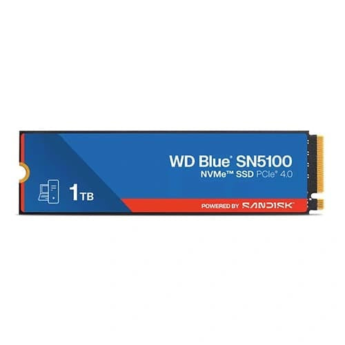 WD Blue SN5100 NVMe SSD - 1TB / Up to 7100MB/s / M.2 2280 / PCIe Gen4 x4 - SSD