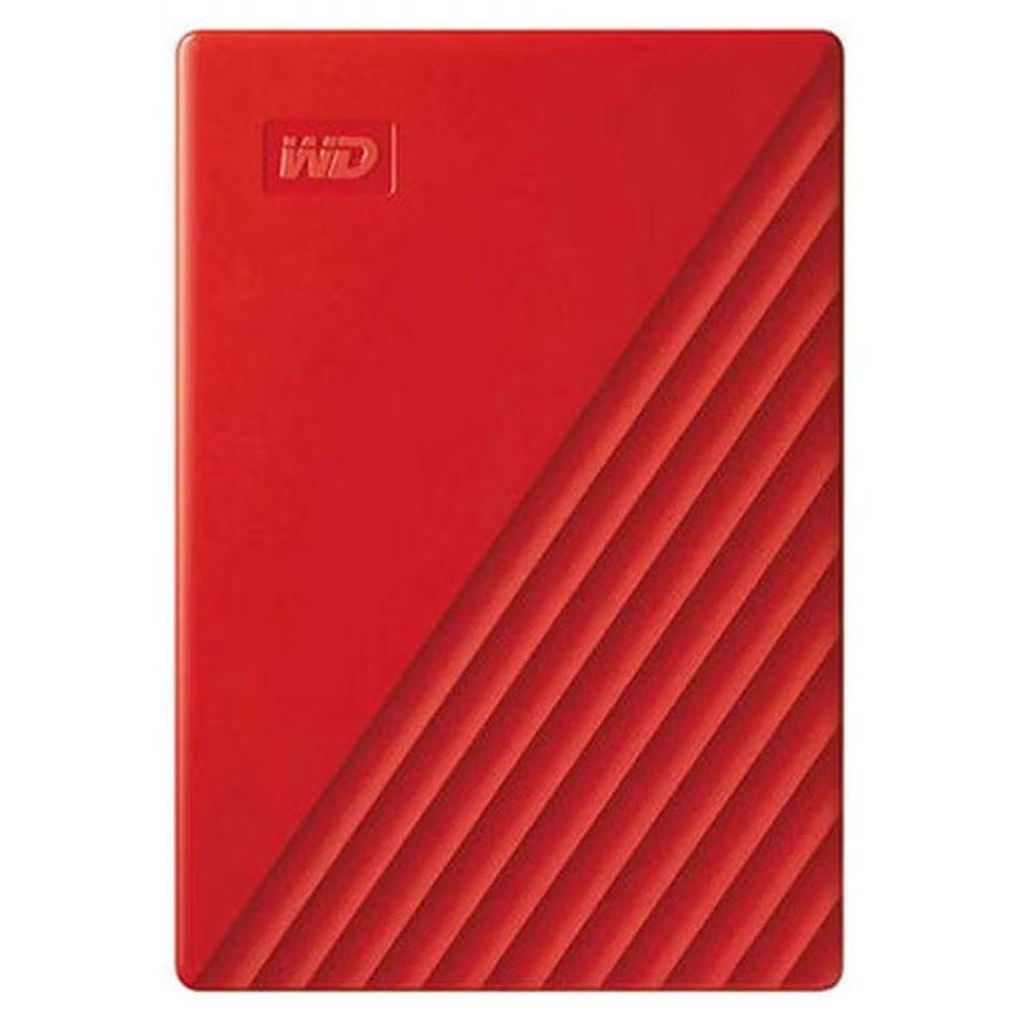 WD My Passport - 2TB / Up to 5Gb/s / USB 3.2 Gen 1 / Red / External Hard Drive