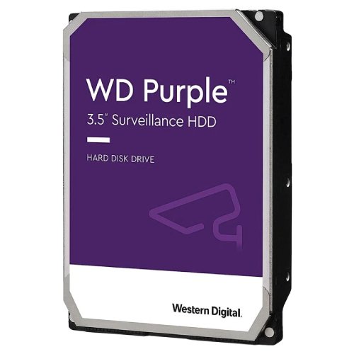 WD Purple 6TB Surveillance Hard Disk Drive - 5400 RPM Class SATA 6Gb/s 64MB Cache 3.5 Inch WD64PURZ