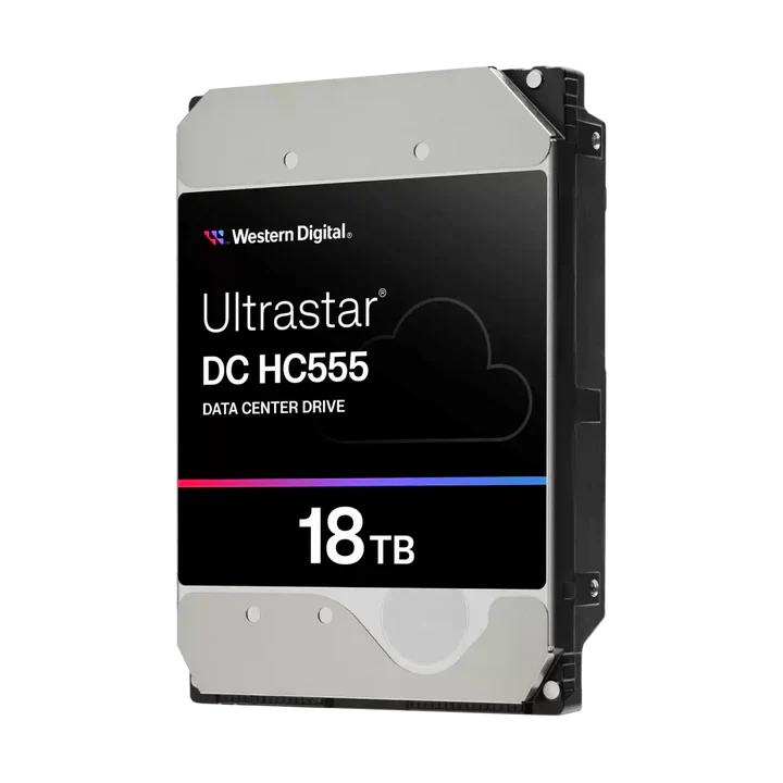 WD Ultrastar DC HC555 18TB 7200 RPM SATA 6Gb/s 512MB Cache 3.5-Inch Enterprise Hard Drive