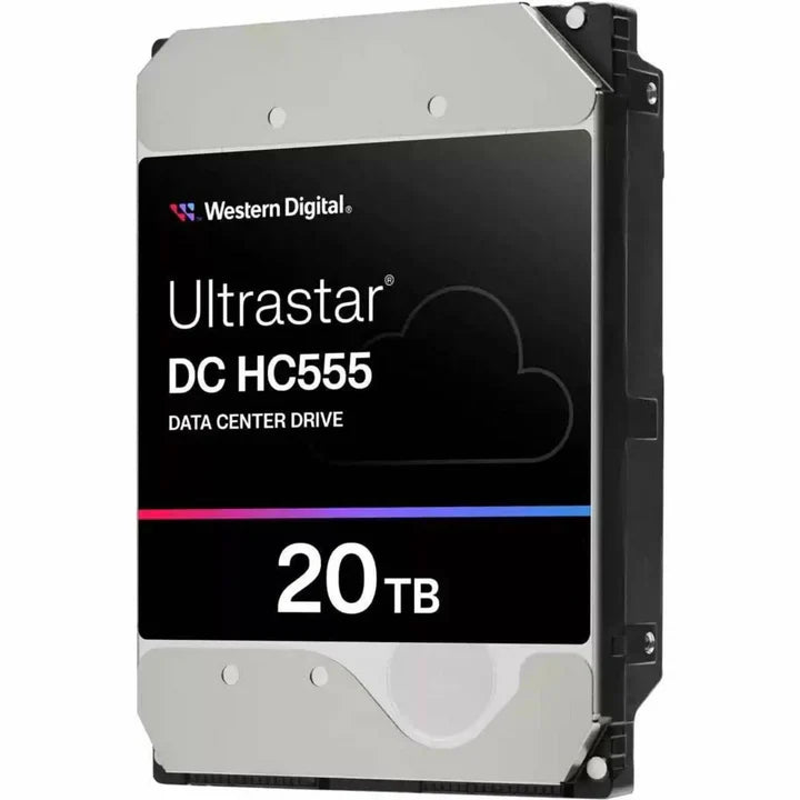 WD Ultrastar DC HC555 20TB 7200 RPM SAS 6Gb/s 512MB 3.5"Enterprise HDD