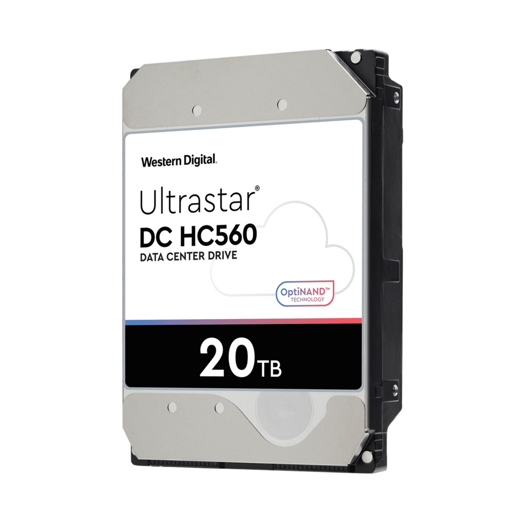 WD Ultrastar DC HC560 Hard Drive - 20TB / 3.5-inch / SATA-III / 7200 RPM / 512MB