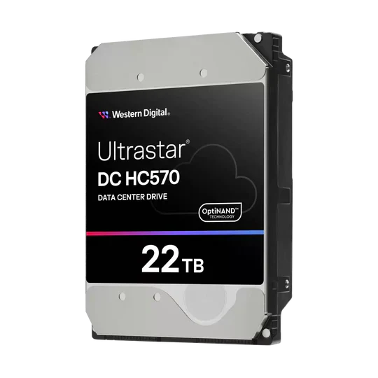 WD Ultrastar DC HC570 22TB 7200 RPM SATA 6Gb/s 512MB Cache 3.5-Inch Enterprise Hard Drive