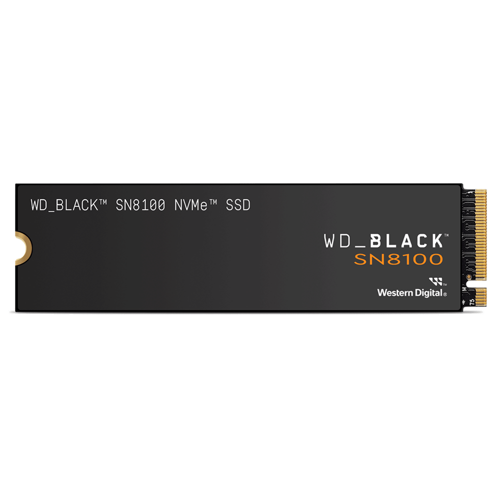 WD_BLACK 1TB SN8100 M.2 NVMe SSD PCIe Gen 5 Without Heatsink, 14900MB/s