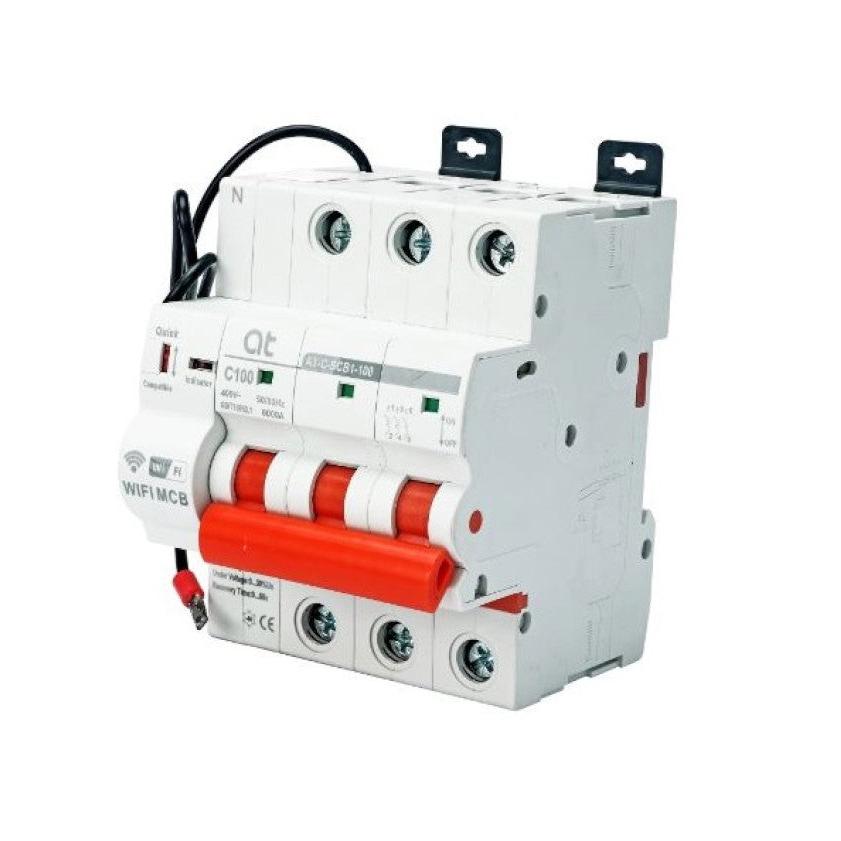 WIFI Metering Circuit 3P 40A Breaker Switch Leakage Protection