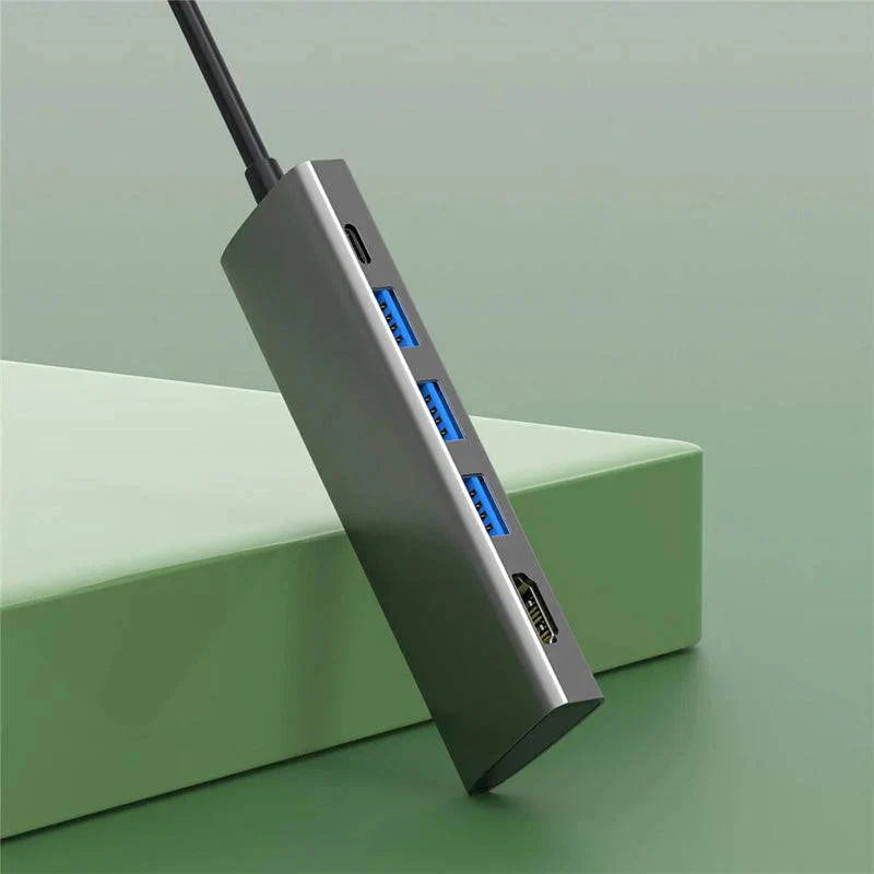 WIWU ALPHA 5 IN 1 USB C HUB
