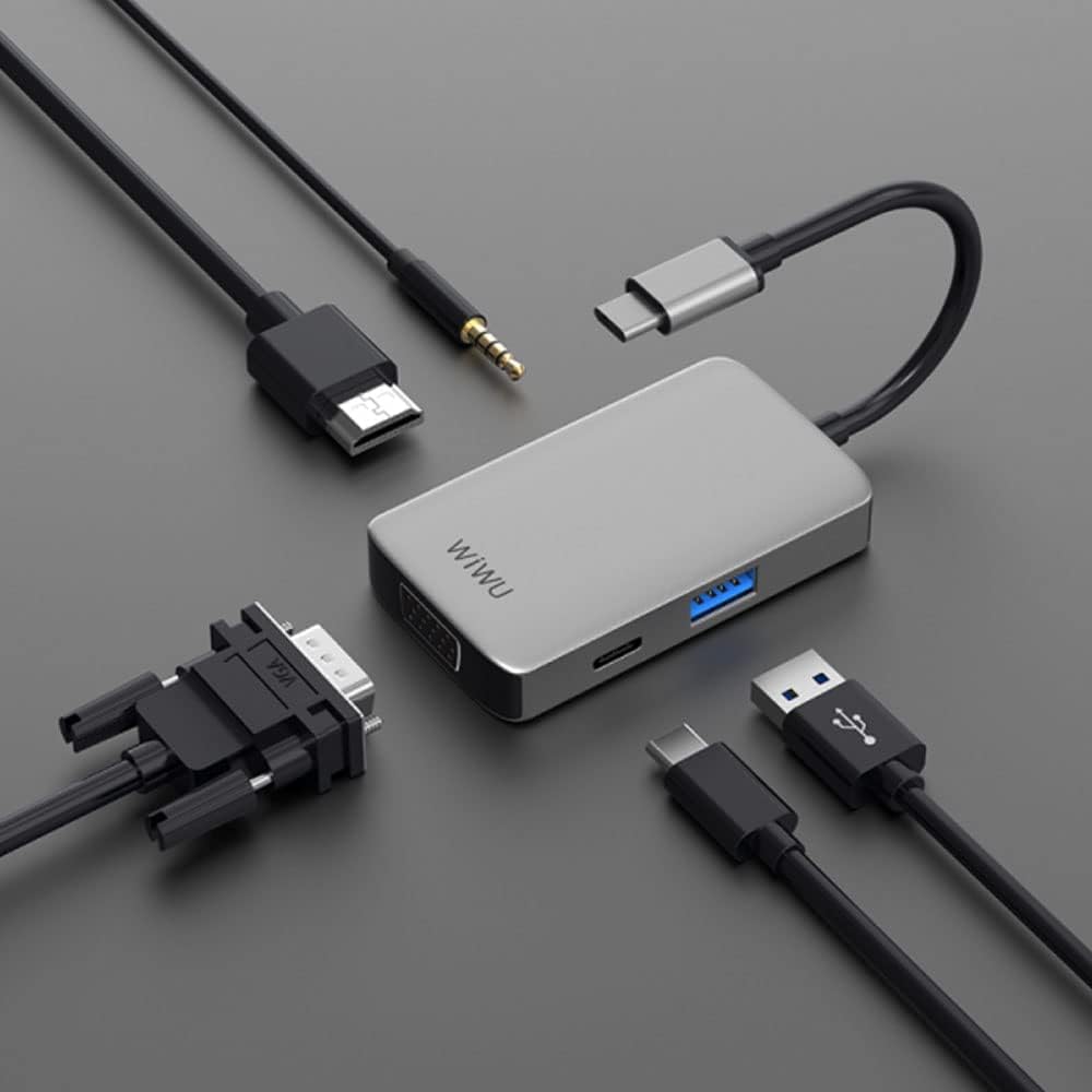 WIWU ALPHA 5 IN 1 USB C HUB