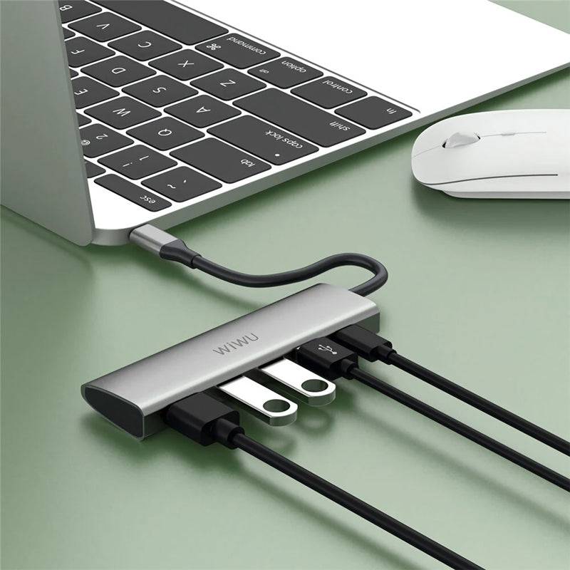 WIWU ALPHA 5 IN 1 USB C HUB