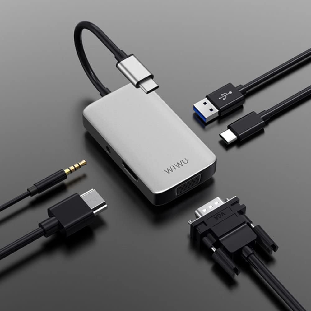 WIWU ALPHA 5 IN 1 USB C HUB
