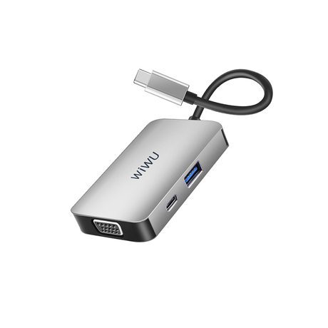 WIWU ALPHA 5 IN 1 USB C HUB