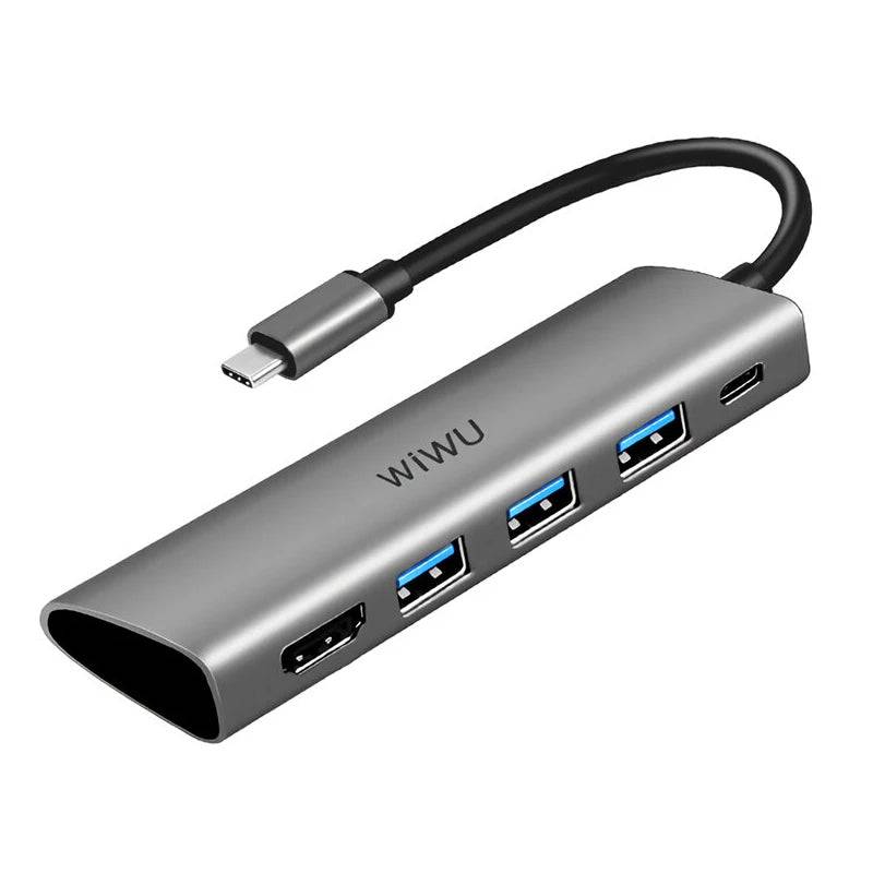 WIWU ALPHA 5 IN 1 USB C HUB