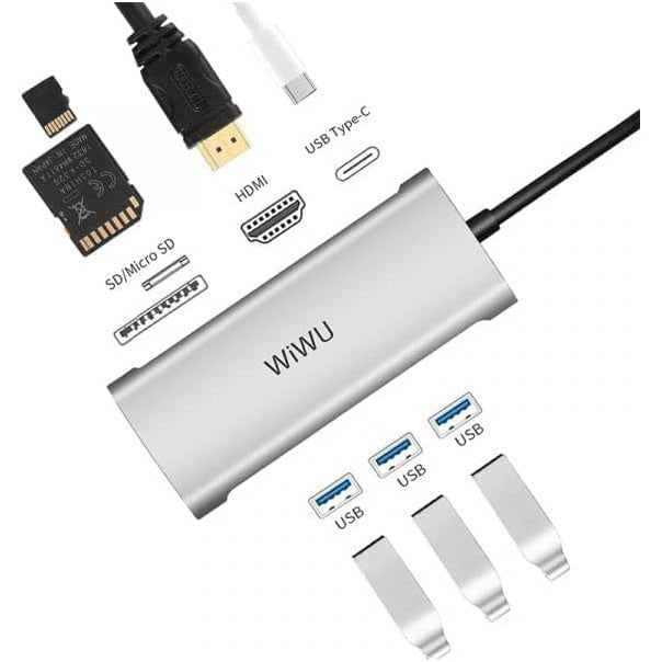 WIWU ALPHA 7 IN 1 USB C HUB