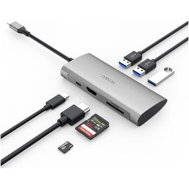 WIWU ALPHA 7 IN 1 USB C HUB