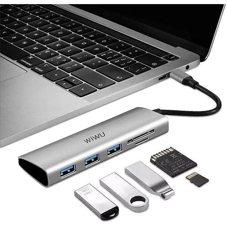 WIWU ALPHA A532ST 5 IN 1 USB C HUB